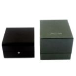 GLASHÜTTE ORIGINAL - a pair of complete watch boxes.