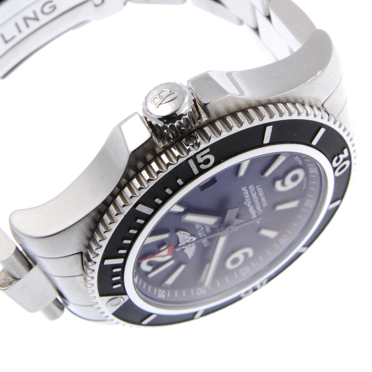 BREITLING - a gentleman's SuperOcean 42 bracelet watch. - Image 3 of 4