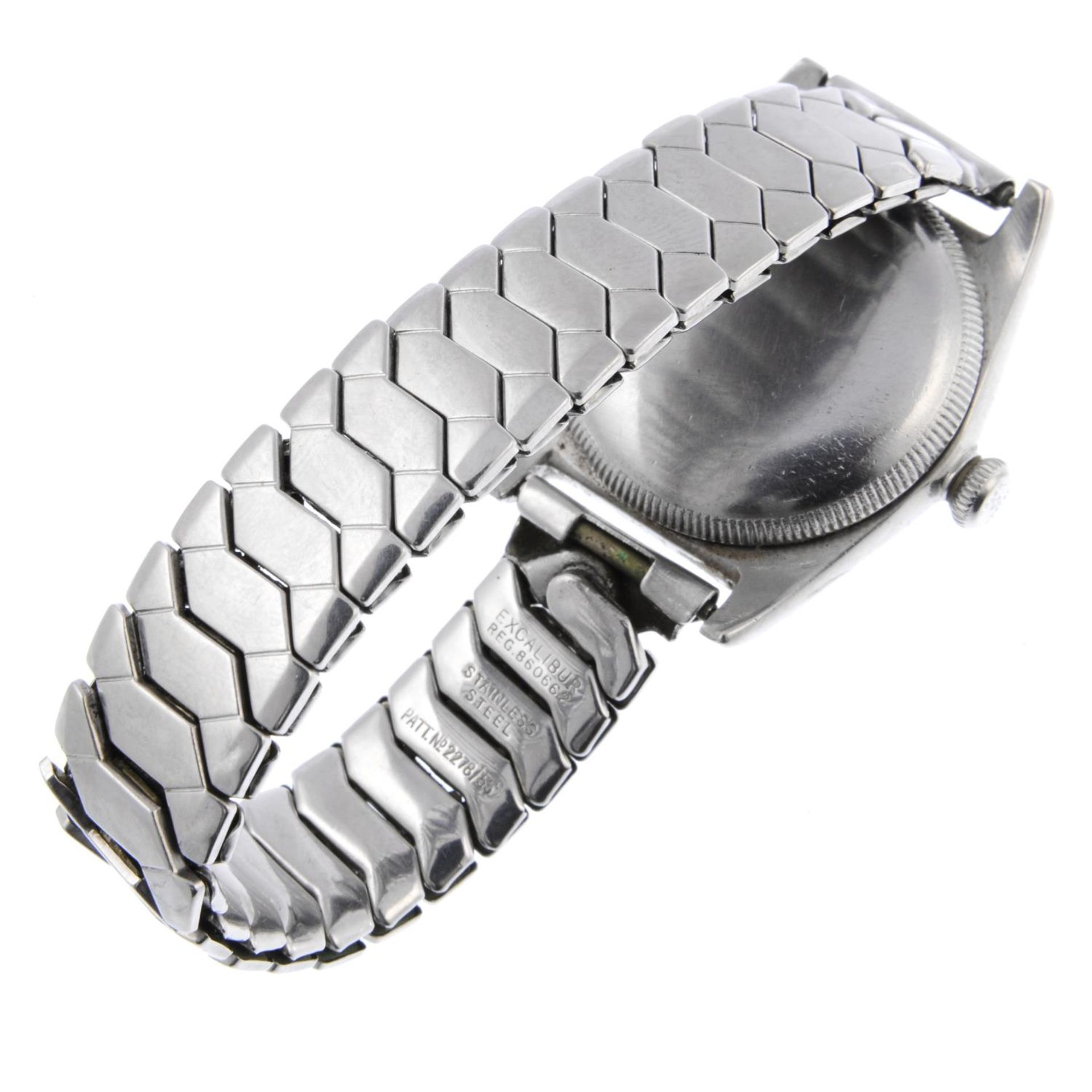 ROLEX - a mid-size Oyster Perpetual 'Bubbleback' bracelet watch. - Bild 2 aus 4