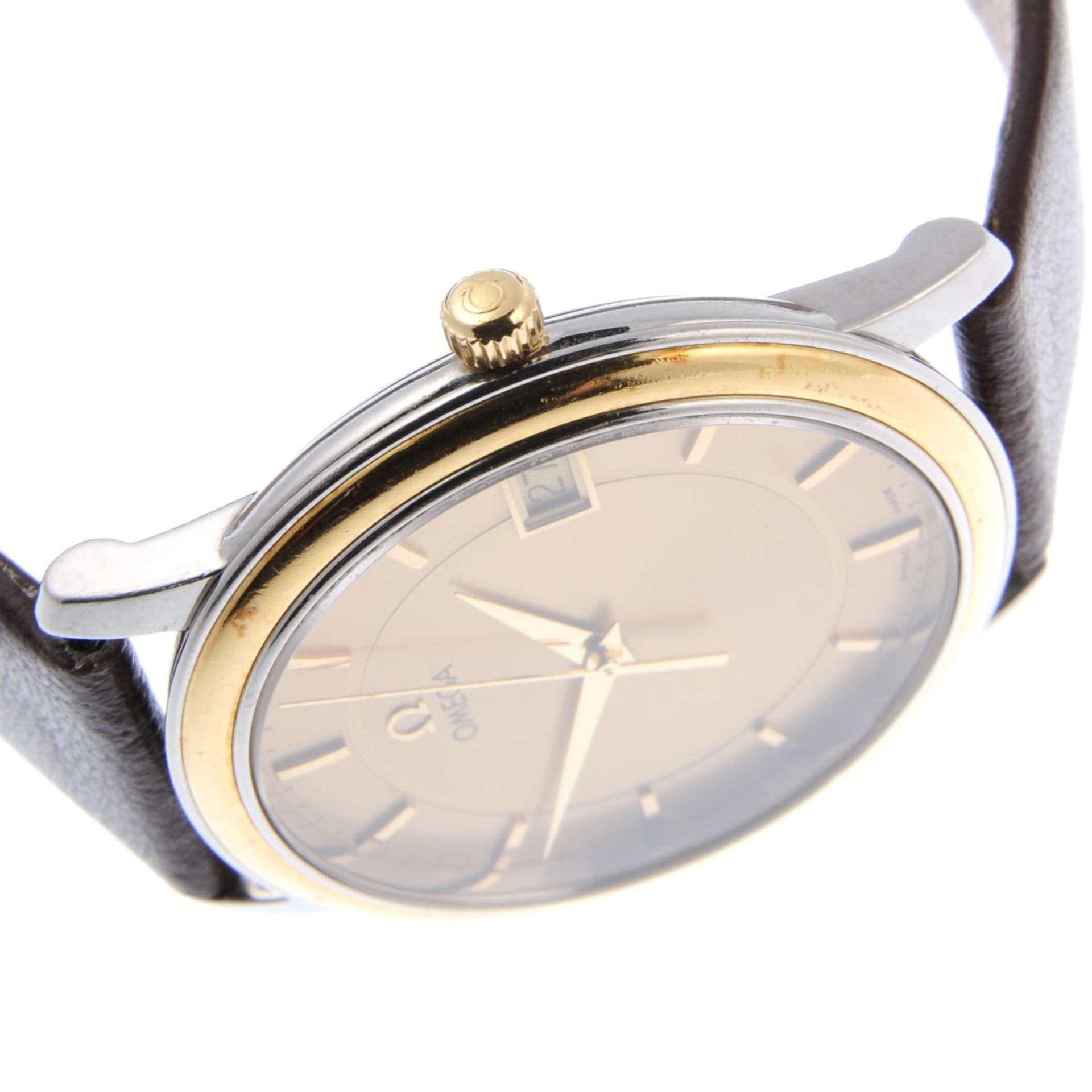 OMEGA - a gentleman's wrist watch. - Bild 4 aus 4