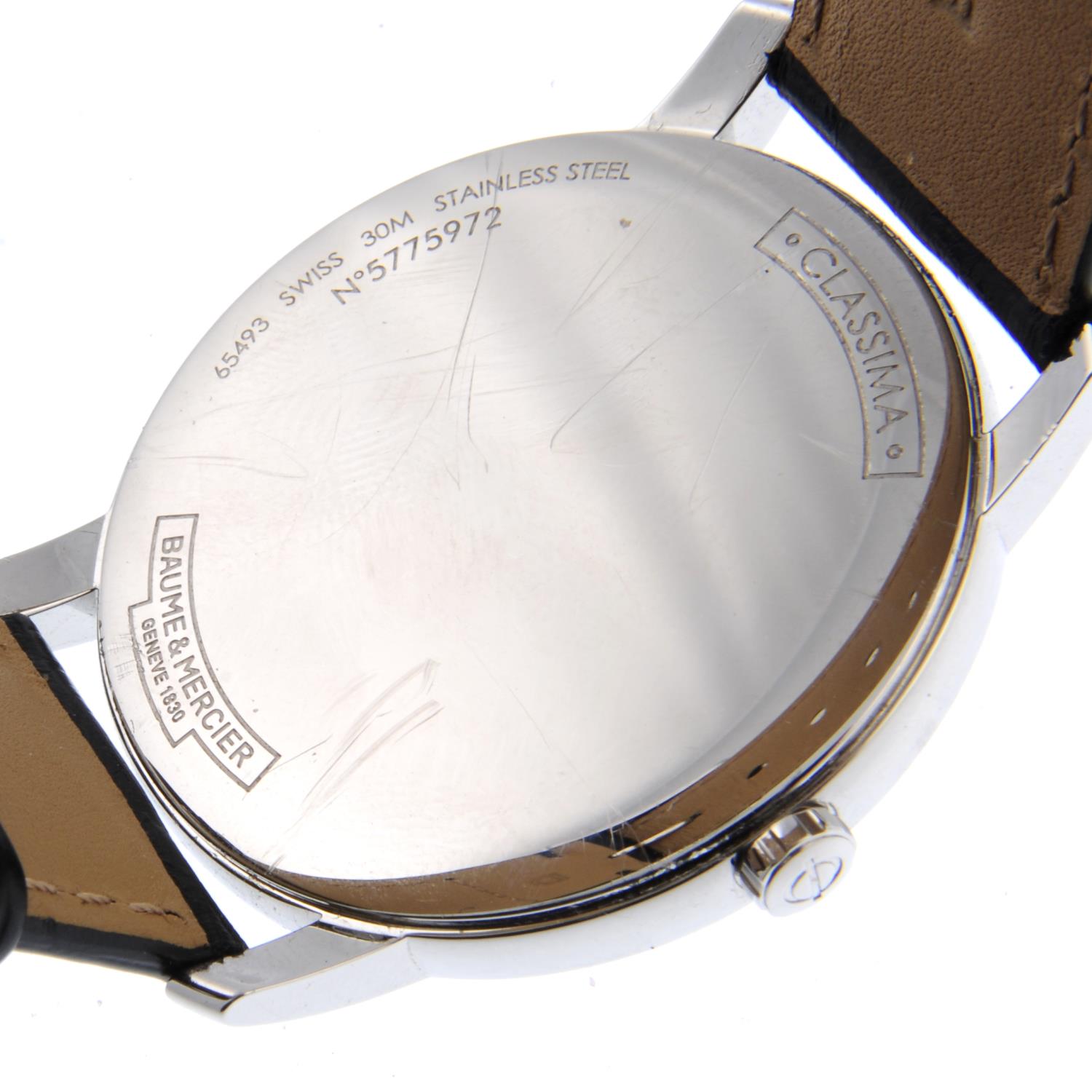 BAUME & MERCIER - a gentleman's Classima XL wrist watch. - Image 3 of 4