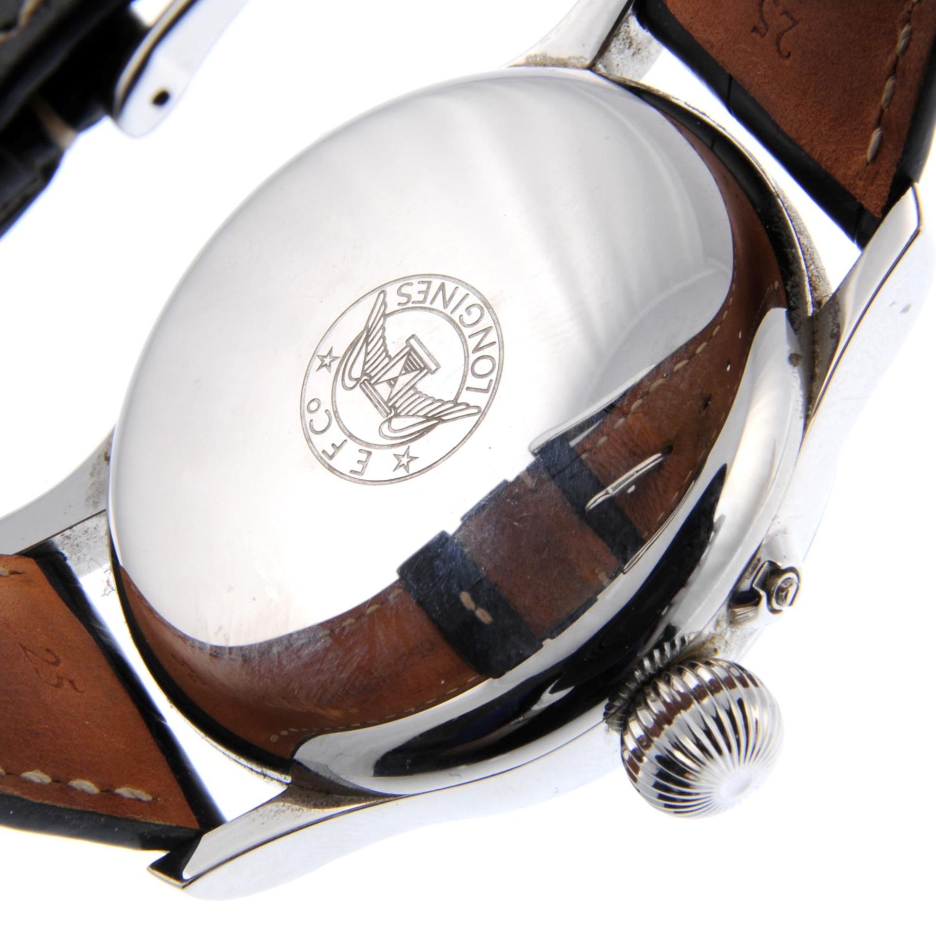 LONGINES - a gentleman's Heritage Twenty-Four Hours wrist watch. - Bild 3 aus 4