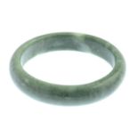 A jade bangle.Inner diameter 6.5cms.