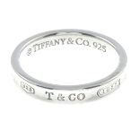 A '1837' silver ring, by Tiffany & Co.Signed Tiffany & Co.