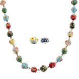 A selection of jewellery, to include a vintage Murano glass necklace.