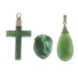 A selection of gem jewellery,