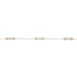 An 'Infinity' bracelet, by Tiffany & Co.Signed Tiffany & Co.Stamped 750.Length 18.7cms.