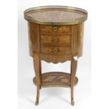 An attractive, early twentieth century marquetry inlaid chest,