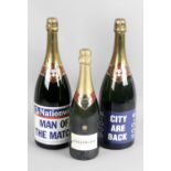 Four J. D. Telmont Magnum bottles of champagne,