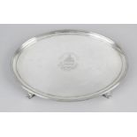 A George III silver salver by Peter & Jonathan Bateman,