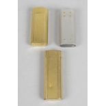 A Cartier cigarette lighter of rounded rectangular form,