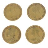 Victoria, Half-Sovereigns (4), 1897 (3), 1898 (S 3878).