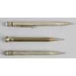 A hallmarked silver cased Yard-o-Led propelling pencil,