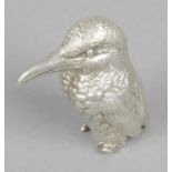 A small novelty in the shape of a kingfisher.