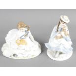 A Coalport bone china figurine entitled 'Best Friends',