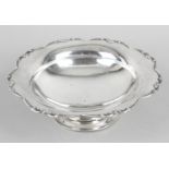 A 1930's silver footed dish,