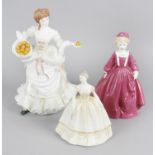Four Royal Doulton figurines,
