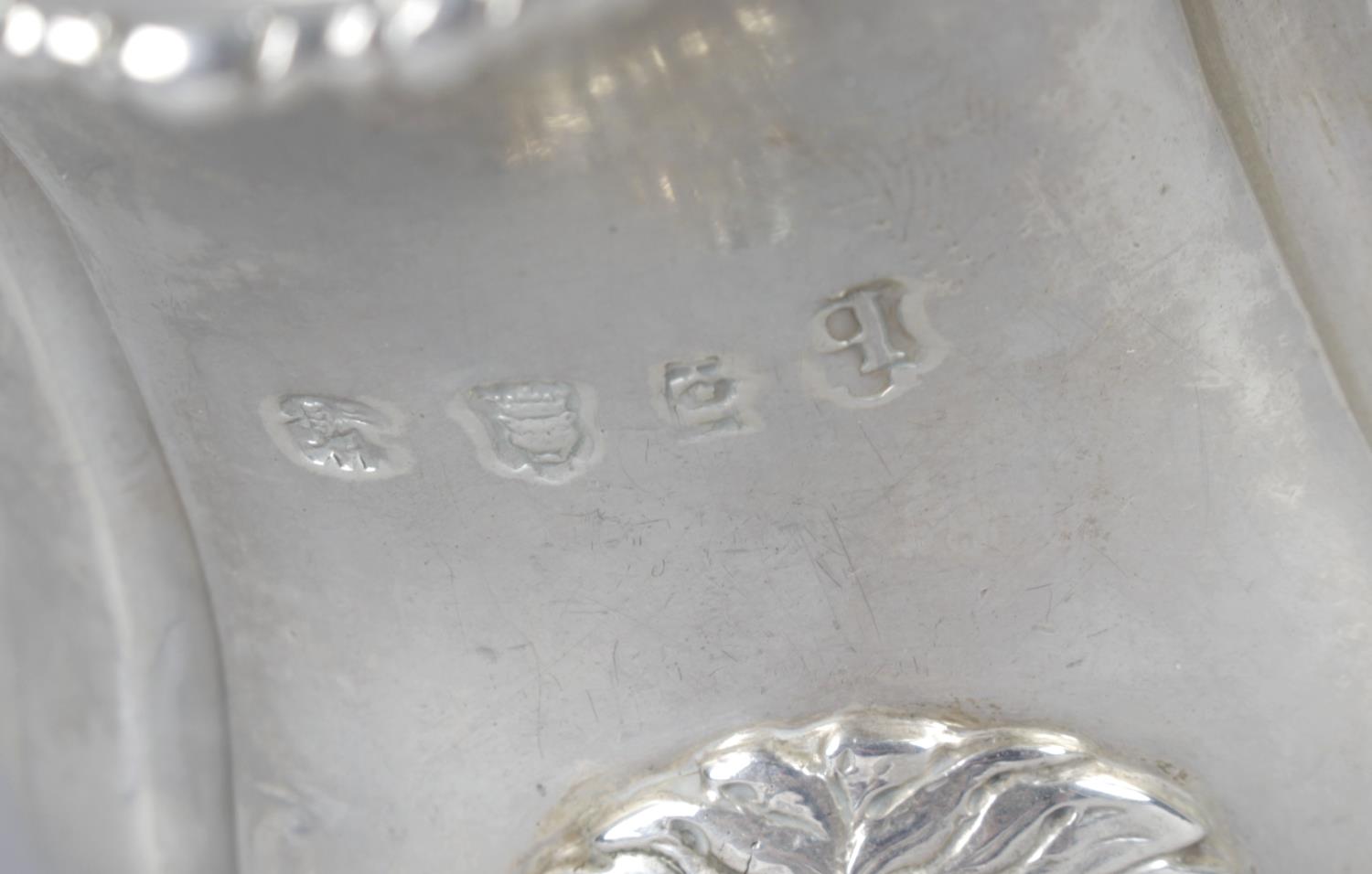 A George II silver sauce boat, - Image 3 of 3