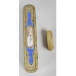 An early 20th century miniature hairbrush,