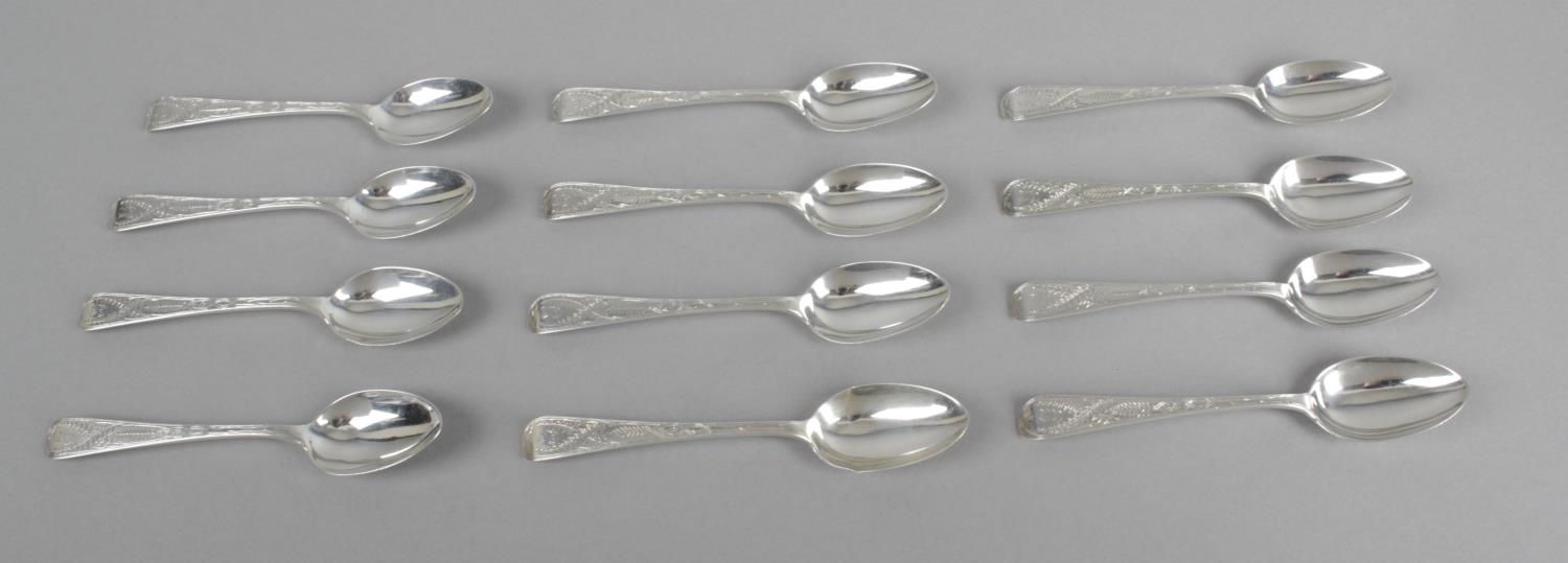 A selection of Scottish teaspoons, - Image 3 of 5