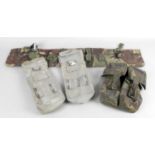 A mixed selection of British military uniform accessories,