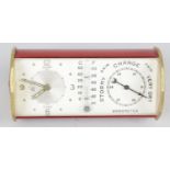 A mid 20th century Jaeger desk clock/weather station,