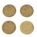 Victoria, Half-Sovereigns (4), 1899 (3), 1900 (S 3878).