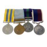 Korea, a group of four medals comprising Korea Medal, named to '22400594 Gnr.