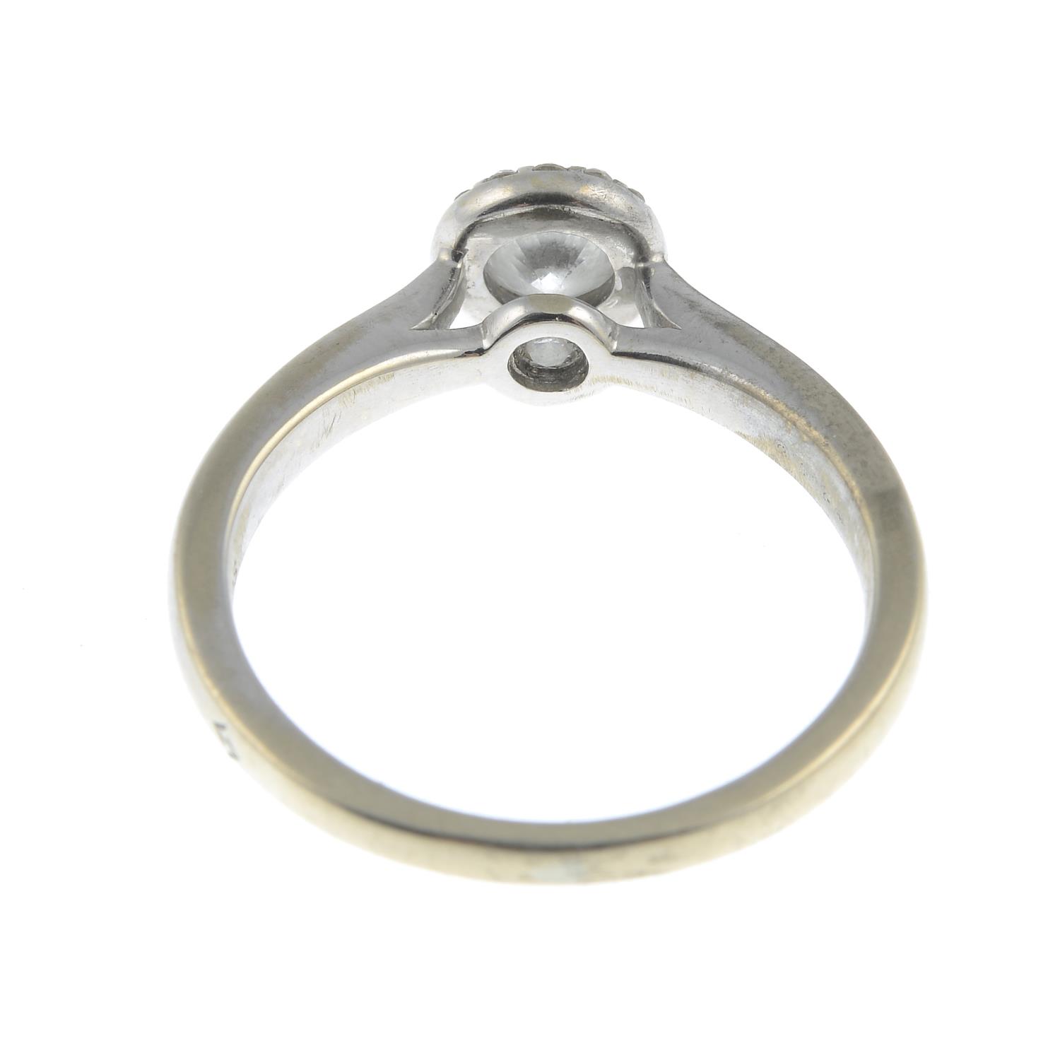 A brilliant-cut diamond cluster ring.Principal diamond estimated weight 0.25ct, - Image 2 of 3
