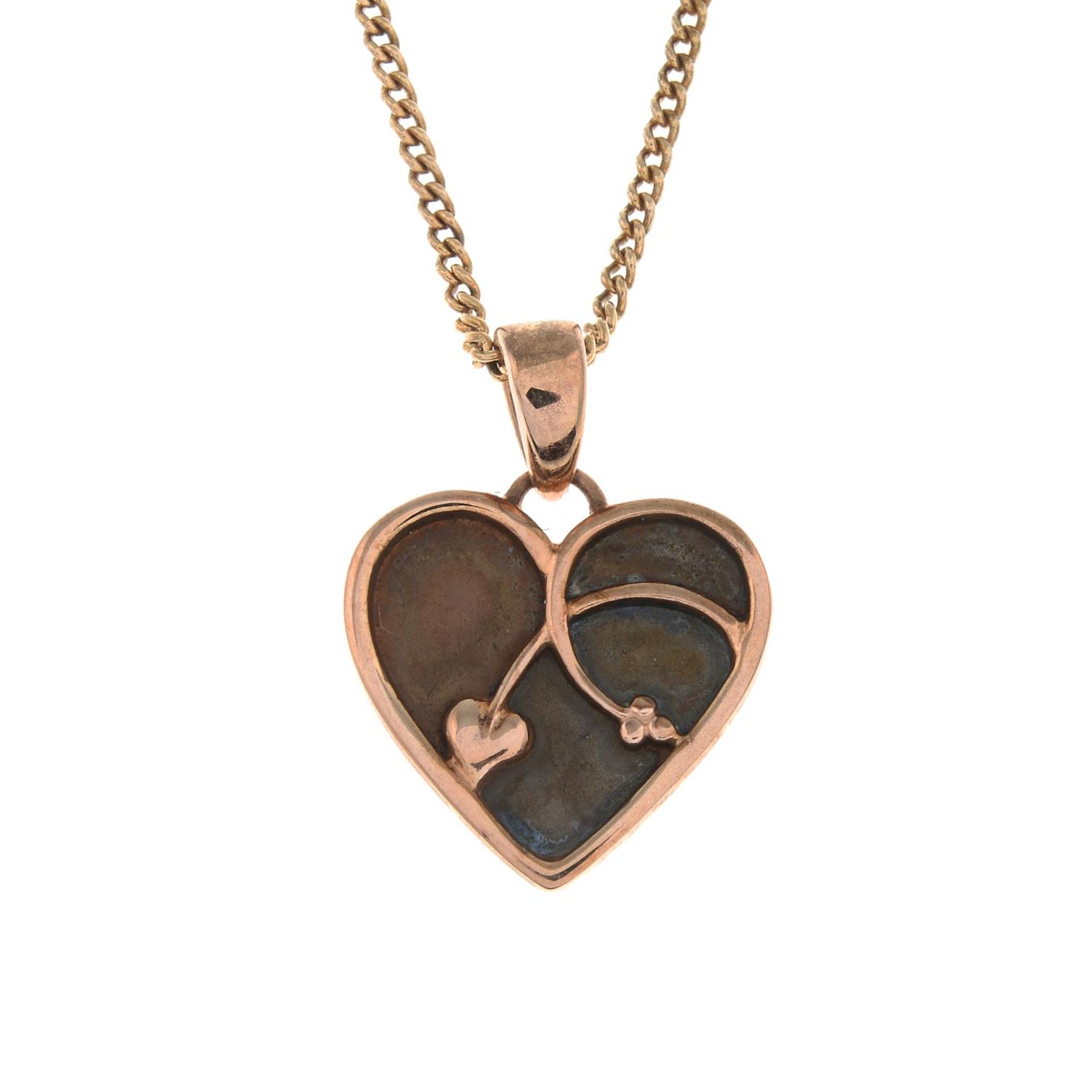 A 9ct gold 'Tree of Life' pendant, with chain, by Clogau.Maker's marks and signed for Clogau.