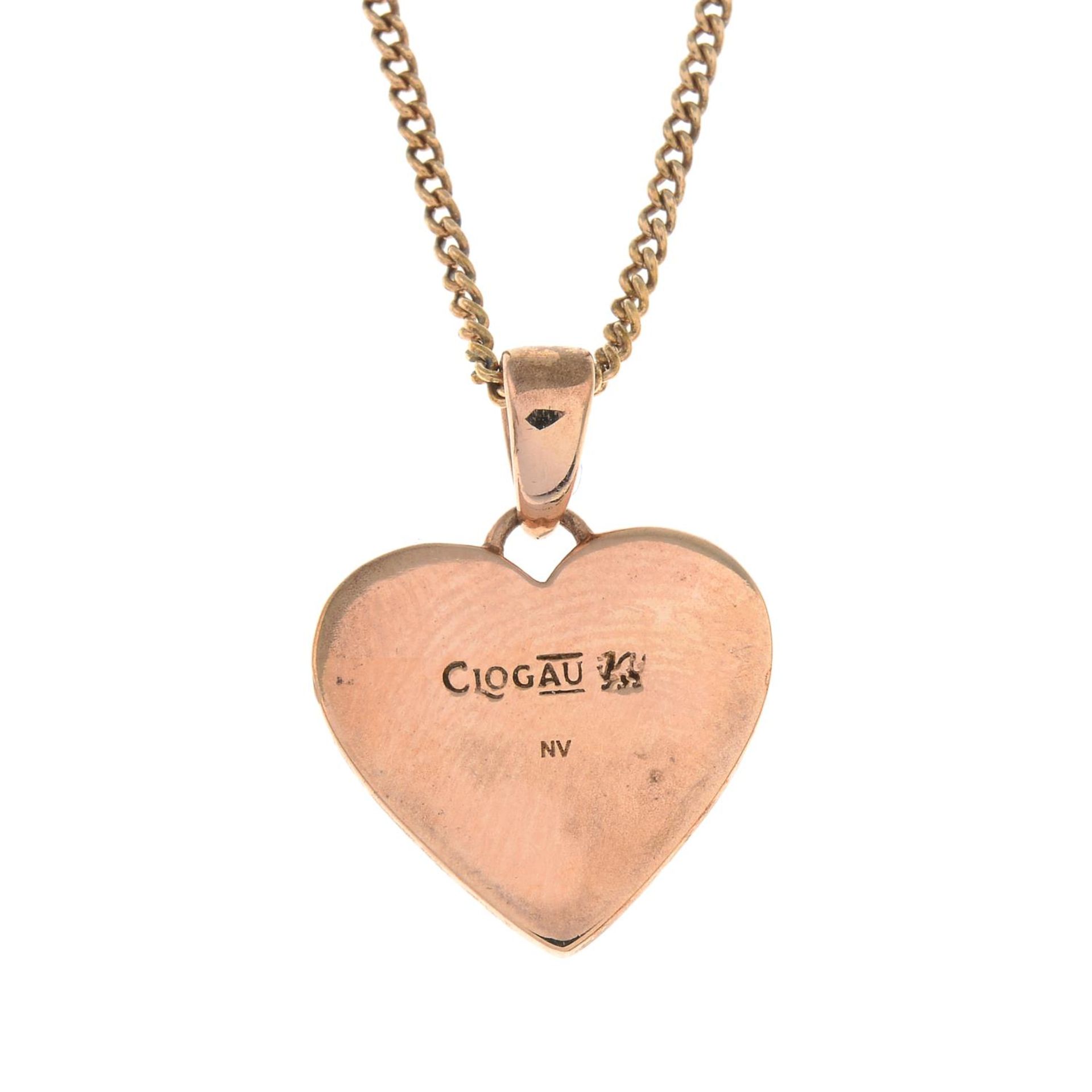 A 9ct gold 'Tree of Life' pendant, with chain, by Clogau.Maker's marks and signed for Clogau. - Bild 2 aus 3