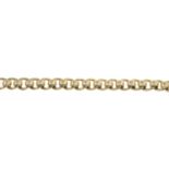 A 9ct gold bracelet.Hallmarks for 9ct gold.