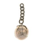A Masonic ball pendant.Full length 5.3cms.
