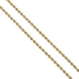 A 9ct gold fancy-link chain.Import marks for Birmingham, 1996.