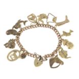 A 9ct gold bracelet,