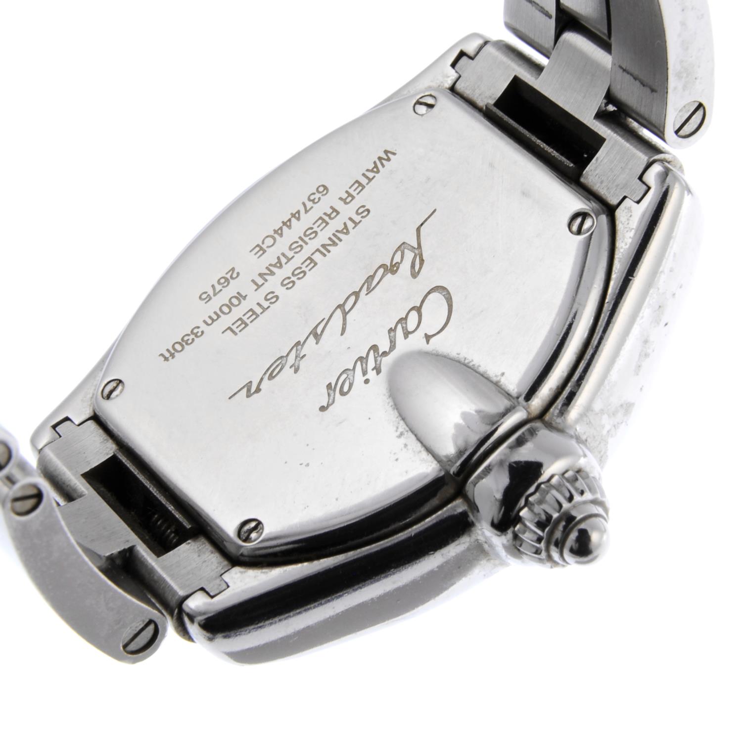 CARTIER - a mid-size Roadster bracelet watch. - Image 4 of 4