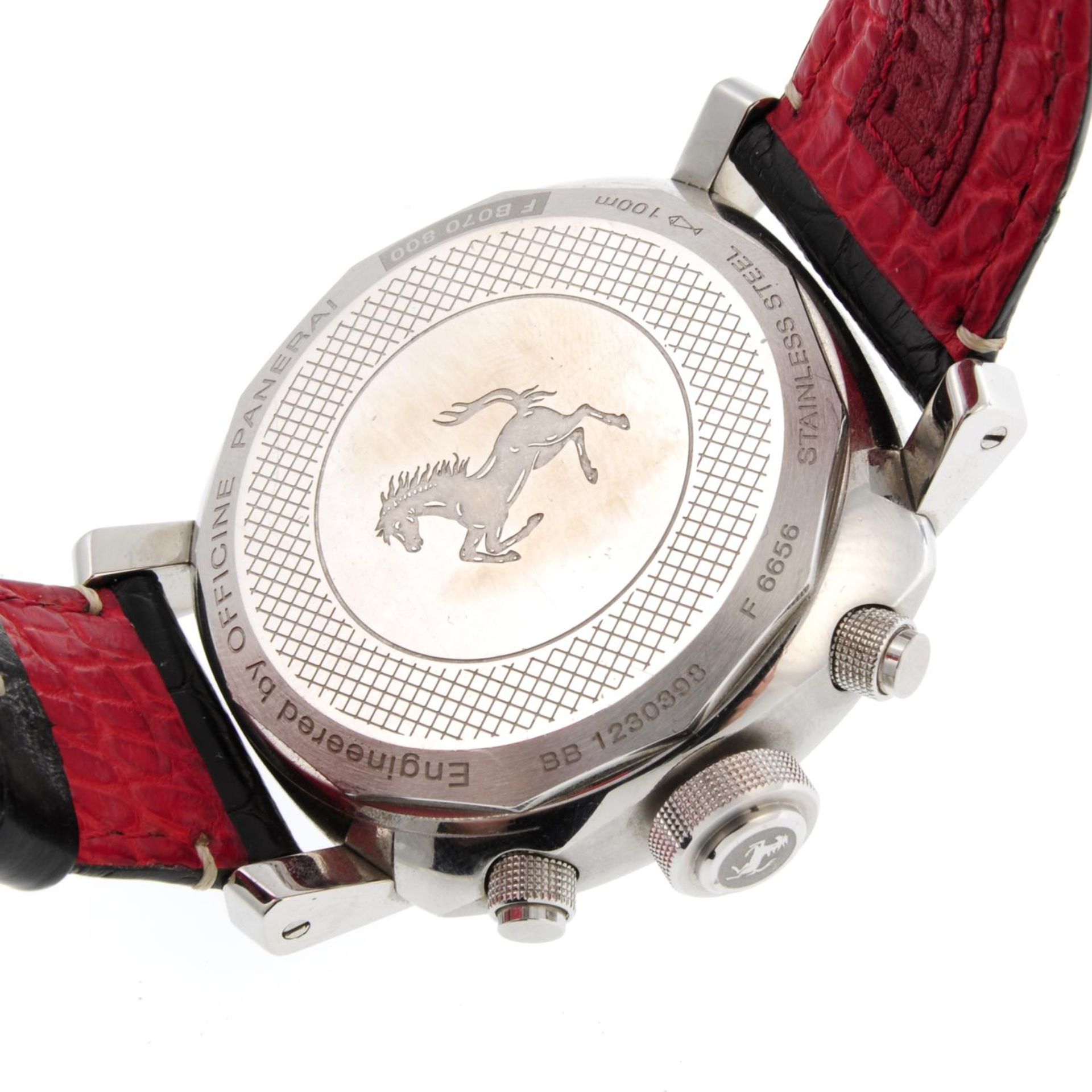 PANERAI - a gentleman's Ferrari Granturismo chronograph wrist watch. - Bild 5 aus 5