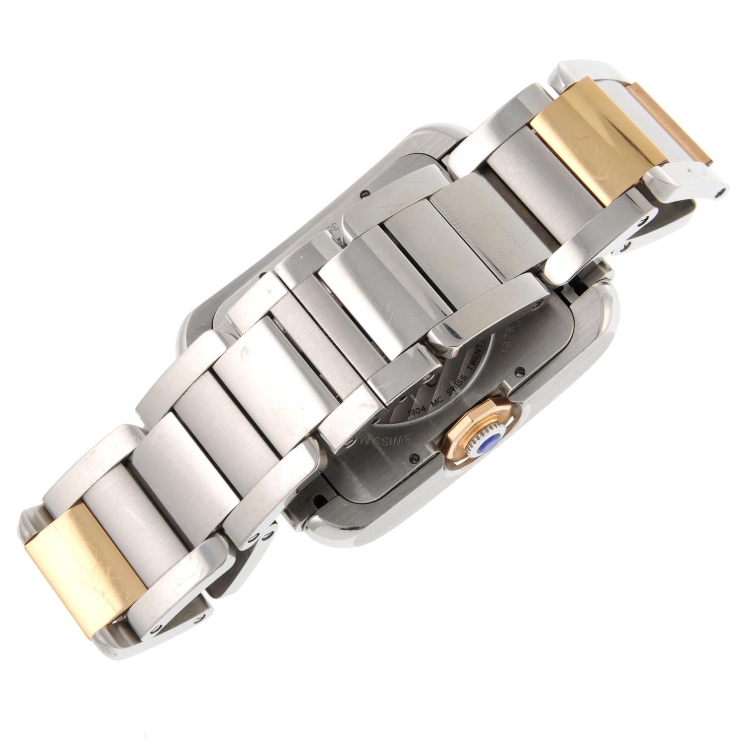 CARTIER - a gentleman's Tank Anglaise XL bracelet watch. - Image 2 of 5