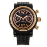 GRAHAM - a limited edition gentleman's Silverstone Woodcote II GMT chronograph wrist watch.