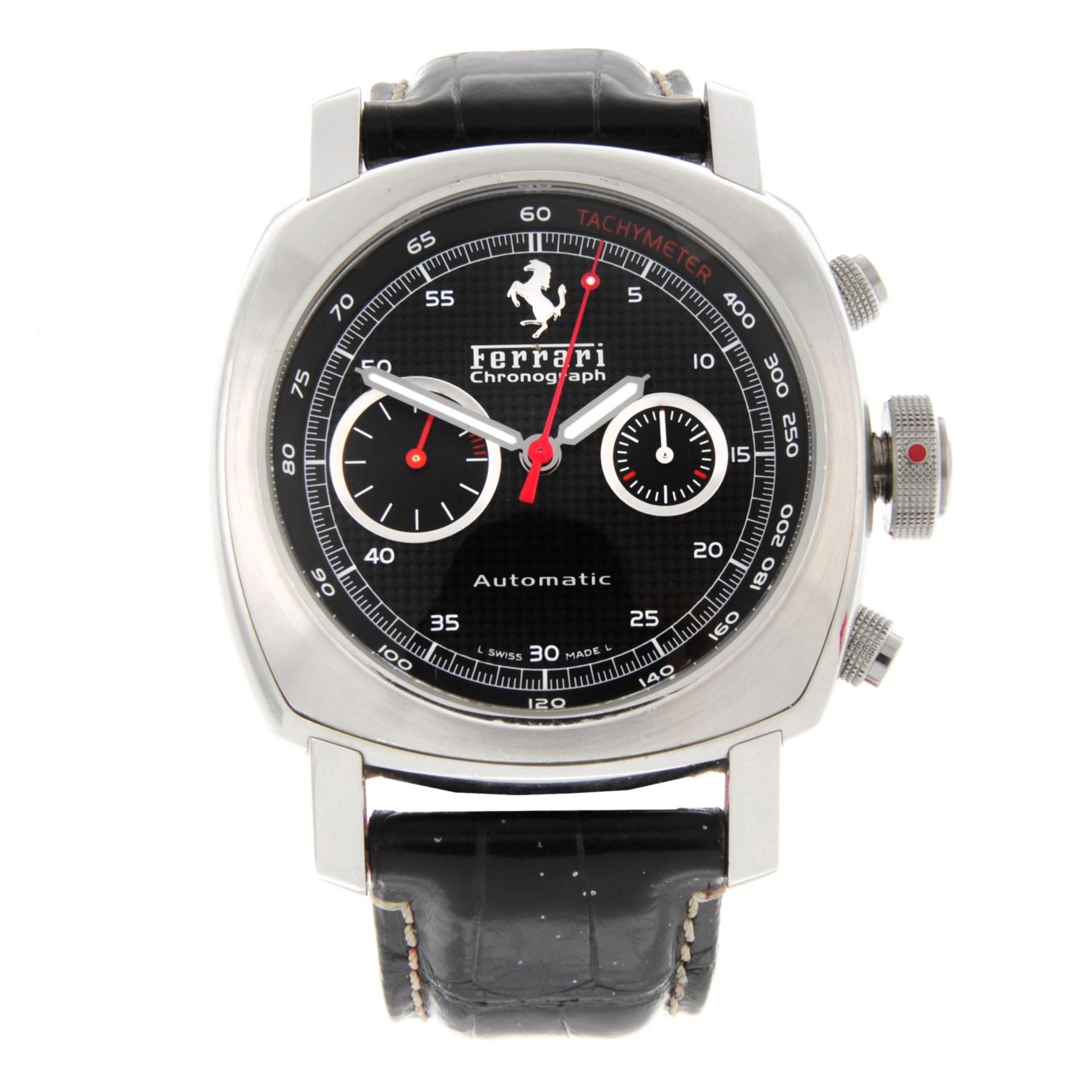 PANERAI - a gentleman's Ferrari Granturismo chronograph wrist watch.