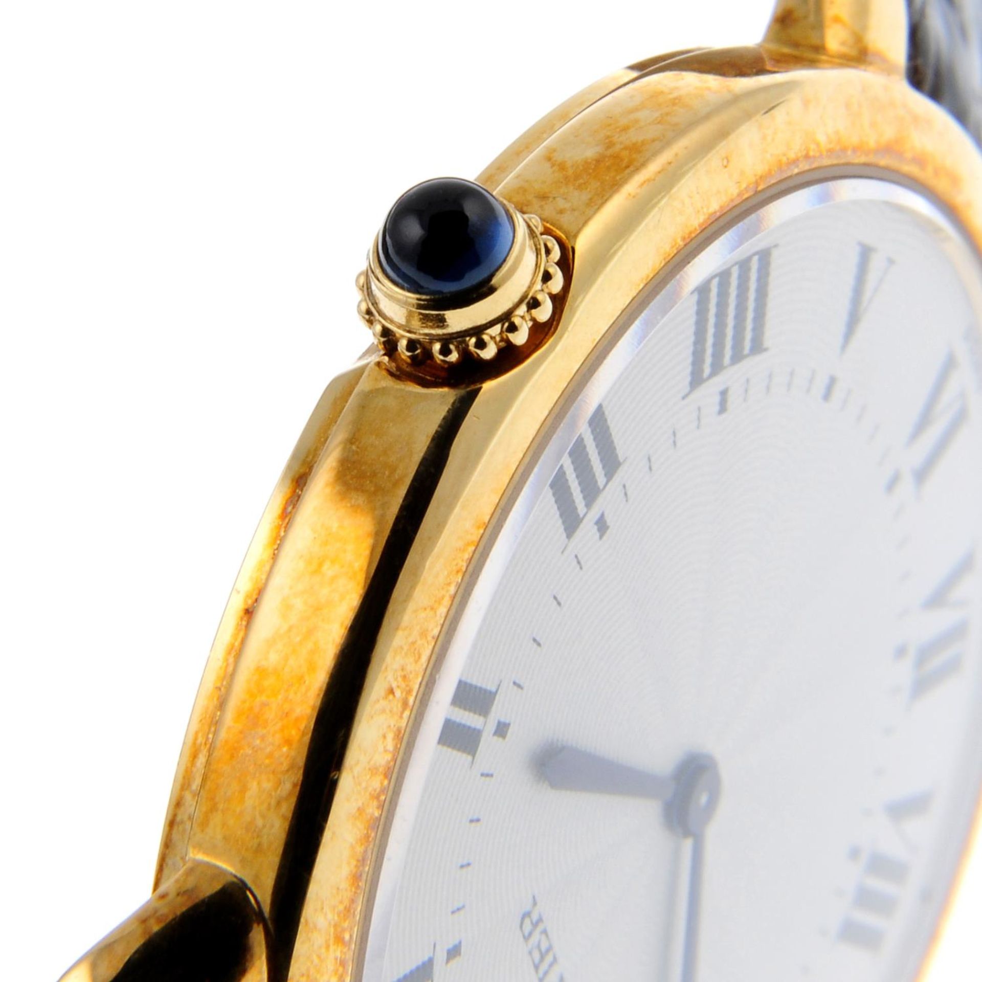 CARTIER - a gentleman's Ronde Louis wrist watch. - Bild 5 aus 5