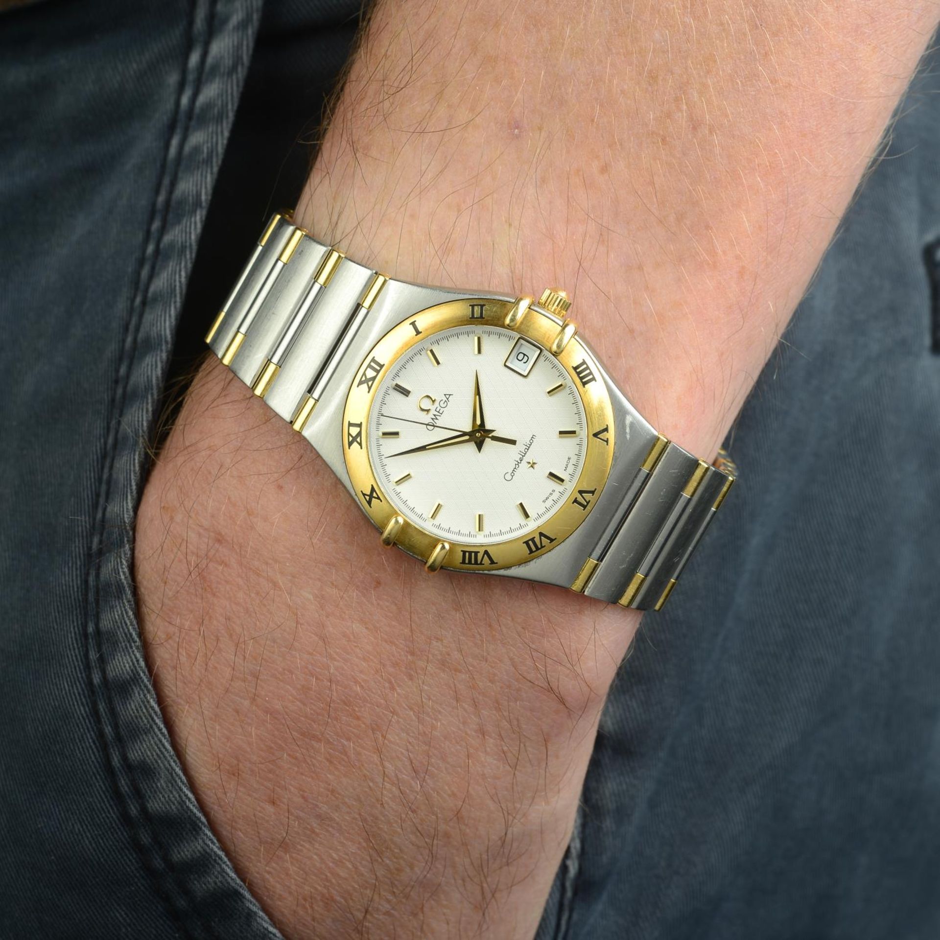 OMEGA - a gentleman's Constellation bracelet watch. - Bild 3 aus 5