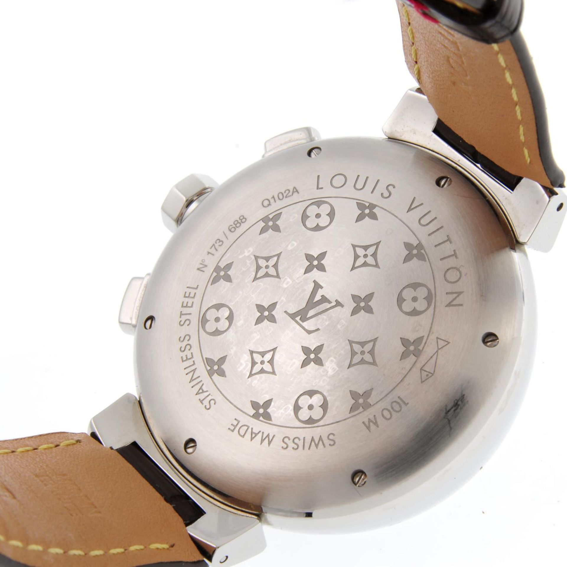 LOUIS VUITTON - a limited edition gentleman's Tambour chronograph wrist watch. - Bild 4 aus 5