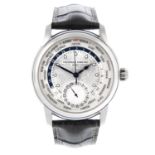 FREDERIQUE CONSTANT - a limited edition gentleman's Worldtimer Manufacture wrist watch.