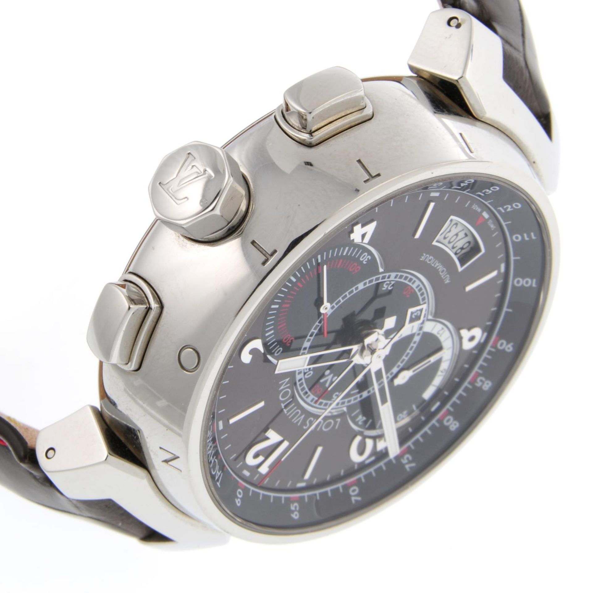 LOUIS VUITTON - a limited edition gentleman's Tambour chronograph wrist watch. - Bild 5 aus 5