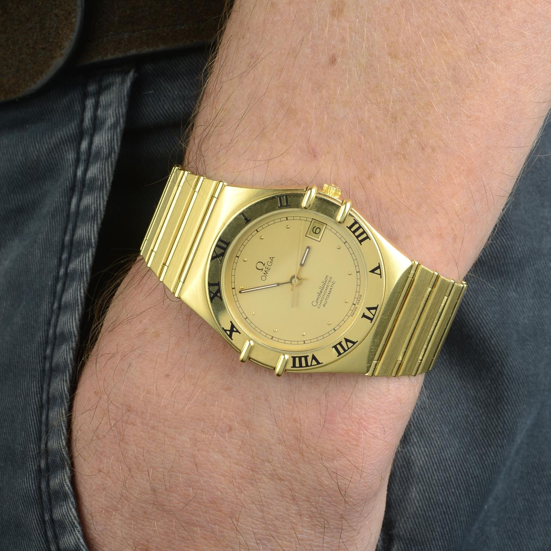 OMEGA - a gentleman's Constellation bracelet watch. - Bild 3 aus 5