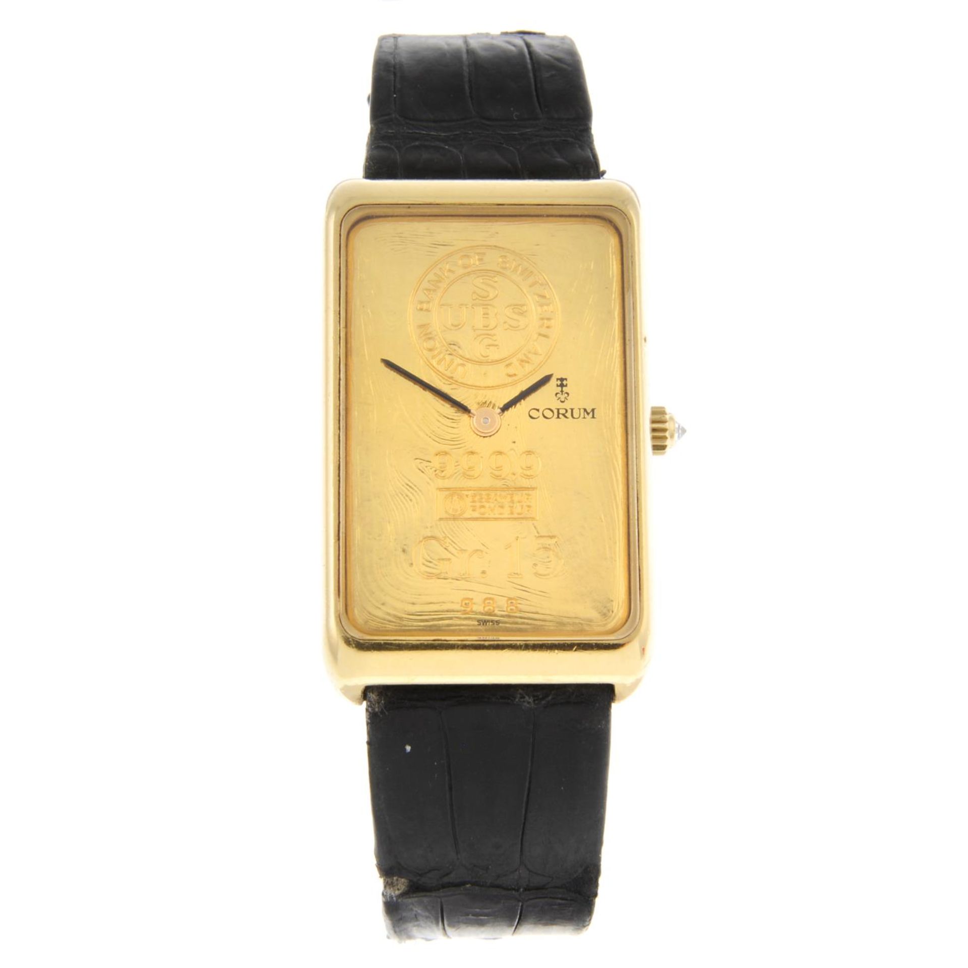 CORUM - a mid-size Ingot wrist watch.