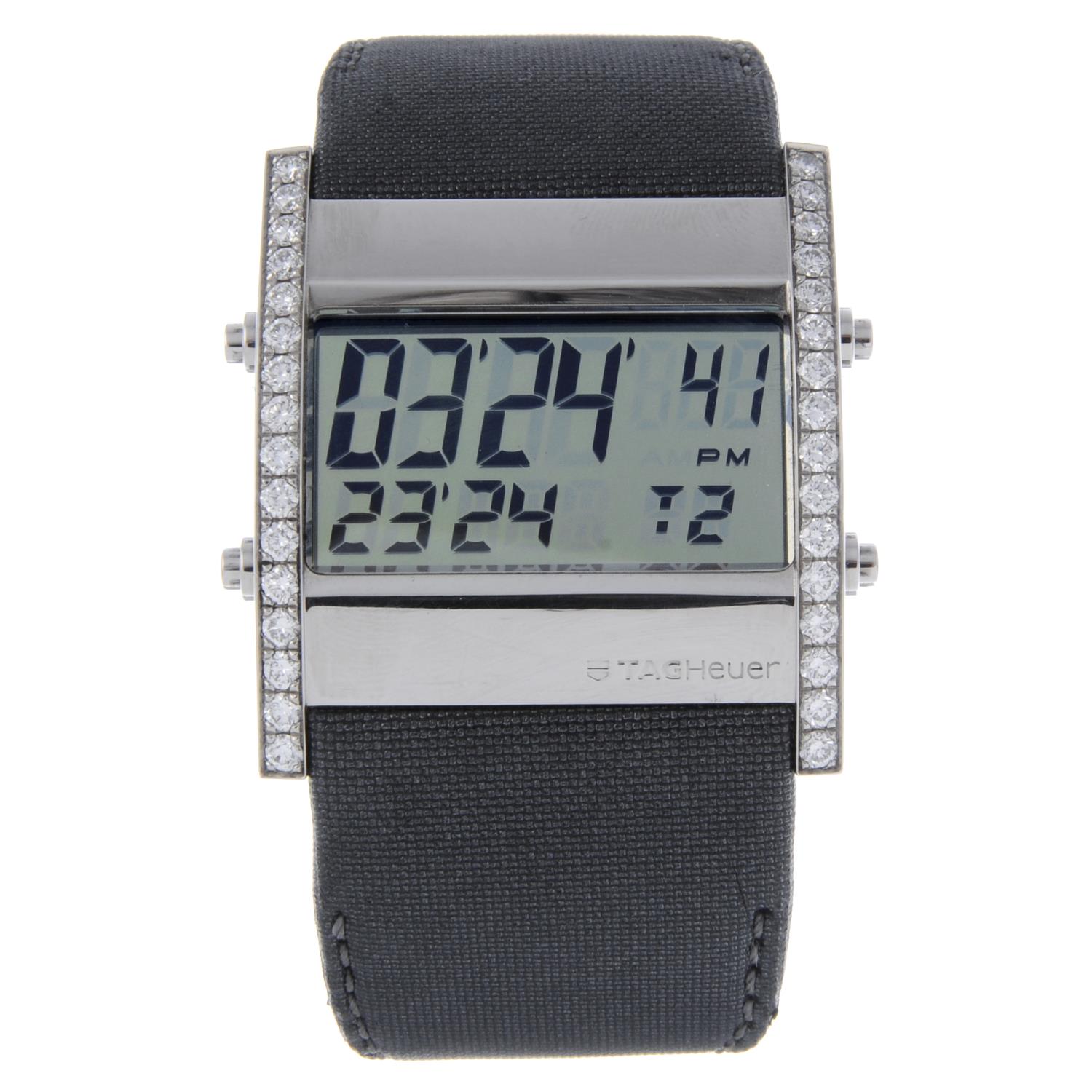 TAG HEUER - a lady's Microtimer wrist watch.