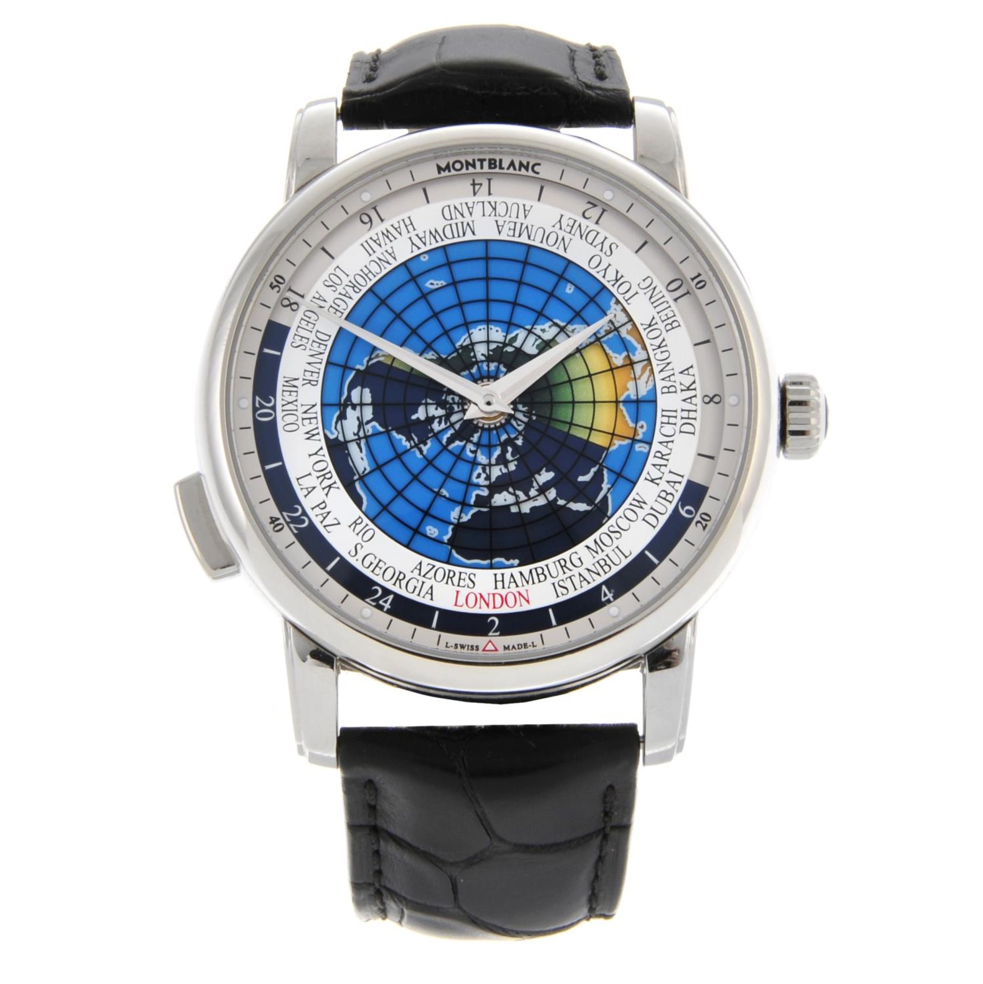 MONTBLANC - a gentleman's Orbiterrum 4810 wrist watch.