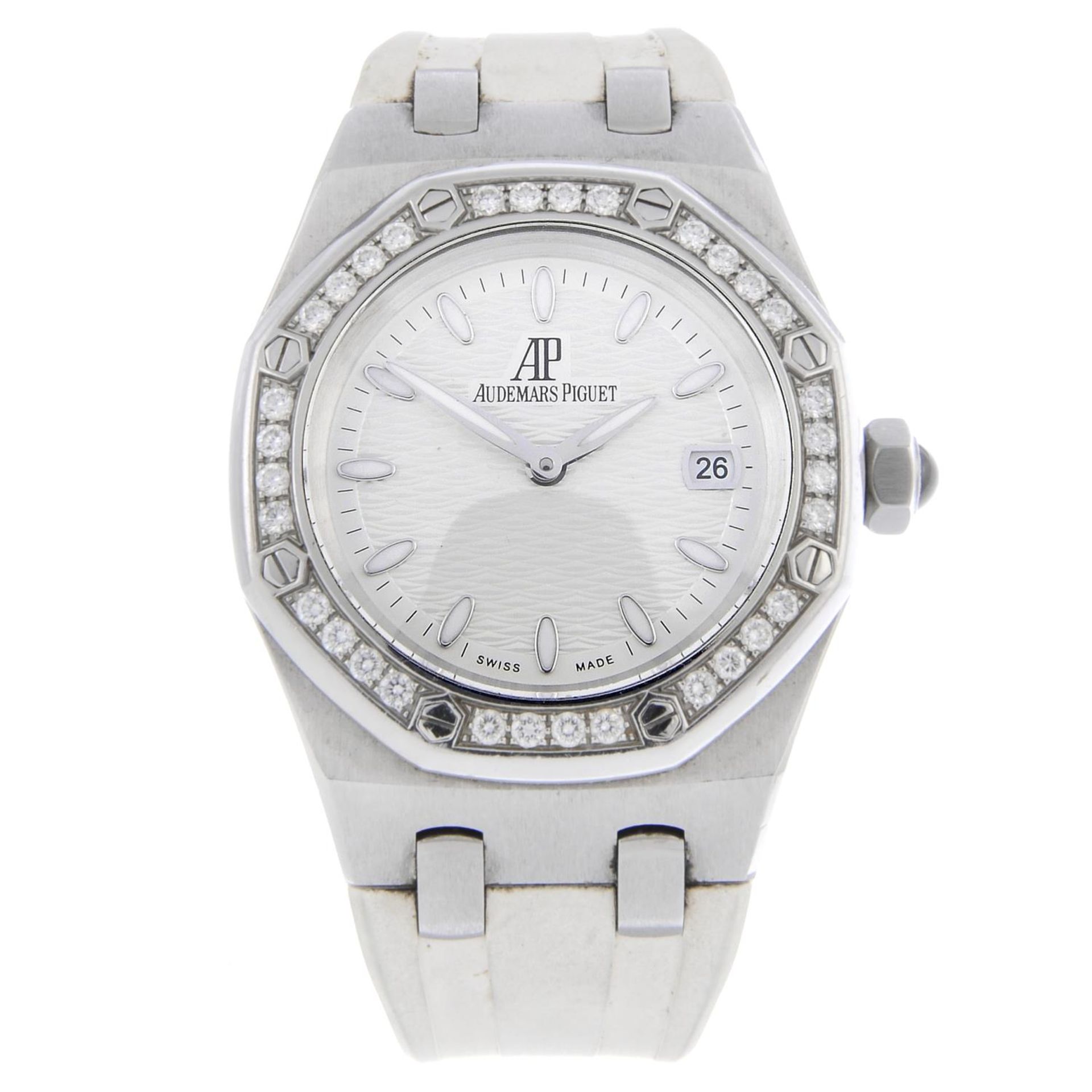 AUDEMARS PIGUET - a lady's Lady Royal Oak wrist watch.